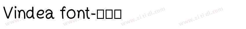 Vindea font字体转换